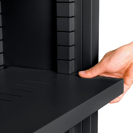 Global Industrial Extra Black Shelf For All Steel Bookcase 277443BK